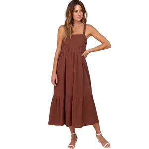 Robe ample d'été pour femmes enceintes, robe longue de maternité, robe d'allaitement en coton - Product Image 3