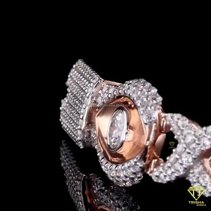 Esta pulsera de moissanita de lujo está hecha con piedras de claridad VVS de primera calidad que ofrecen un brillo intenso similar al de un diamante. - Product Image 3