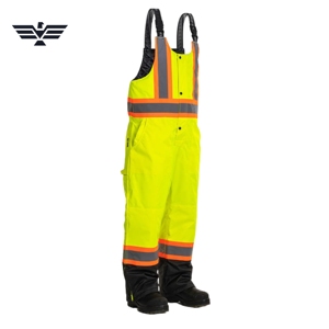 Custom Cotton Hi Vis Insulated Reflective Safety <b>Waterproof</b> Windproof Winter Work Coveralls Unisex Industrial - Product Image 5