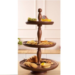 Exclusivo Soporte Metálico para Tartas de 3 Niveles, Decoración para Mesa de Hotel, Accesorios para Bodas y Fiestas - Product Image 4