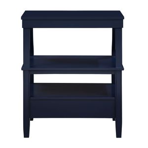 Mesita de noche con almacenamiento Newland en azul medianoche - Product Image 4