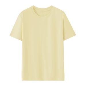 Camiseta casual de algodón peinado 180g de color liso para hombre y mujer, con logotipo bordado personalizado, precio de fábrica de Bangladesh y China - Product Image 4