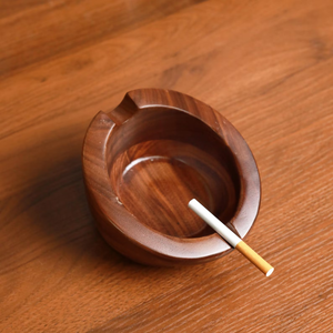 Cenicero Portátil de Madera para Cigarrillos, Herramienta Ligera para Fumadores de Viaje - Product Image 4