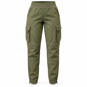<b>Women's</b> Cargo & <b>Utility</b> Leisure Pants | Black White Beige Red Blue Green | Sports Apparel Manufacturer | OEM ODM | Custom Logo | - Product Image 1