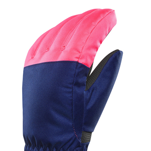 ถุงมือสกีแบบมีฉนวนกันความร้อนสำหรับทุกเพศ สีชมพู สีฟ้า โพลีเอสเตอร์ สำหรับฤดูหนาว ปิดด้วยเชือกผูก ปิดนิ้วมือเต็มรูปแบบ สำหรับกิจกรรมกลางแจ้ง - Product Image 2