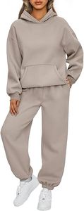 Conjunto Deportivo de Algodón Grueso para Mujer, Talla Grande, con Bordado Personalizado, Proveedor OEM ODM - Product Image 5