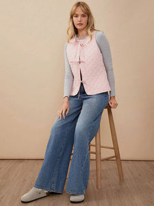 Jeans de Mujer de Cintura Alta y Pierna Ancha, Estilo Baggy, con Logotipo Personalizado, Estilo Urbano, Vintage, Desgastado, Casual, Nueva Llegada 2026 - Product Image 3