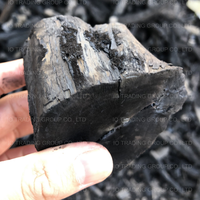 Charbon de bois de café à haute teneur en carbone fixe du Vietnam pour barbecue, faible humidité, faible fumée