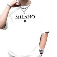 T-shirt en jersey uni pour homme de haute qualité, 180 GSM, 100% coton, impression sérigraphique, logo personnalisé, coupe classique, col rond, manches courtes