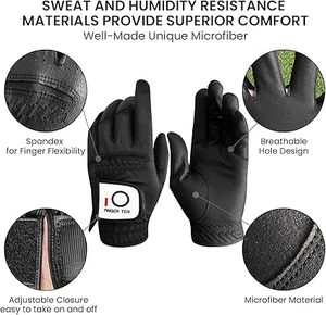 Guantes de Golf Cómodos, Guantes de Golf con Agarre Fuerte, Guantes de Golf de Tacto Suave - Product Image 4