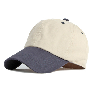 Heavy Loopback Twill Crown Hat <b>Men</b> High Density Cotton Fabric <b>Flat</b> Adjustable Metal Buckle Panel <b>Cap</b> - Product Image 4