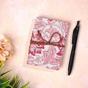 Handmade Recycled Paper Floral Printed <b>Notebook</b> 5x3.5 Inch Floral <b>Diary</b>/<b>Notebook</b> Eco-Friendly Handmade Product - Product Image 1