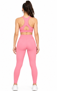 Women Workout <b>Yoga</b> Set High Waist Shorts Sports Bra Custom <b>Pilates</b> Gym Fitness Activewear Quick Dry Breathable Stretch Two Piece - Product Image 5