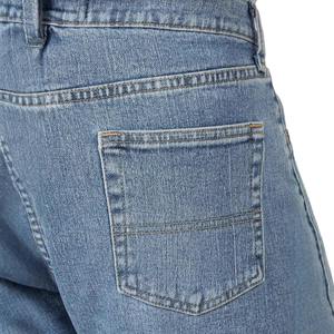 Jeans Rectos para Hombre al por Mayor, Tejido Transpirable, Estilo Casual, Diseño Moderno, Color Blanco Lavado, Personalizable - Product Image 4