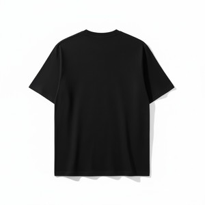 T-shirt formel à manches courtes pour homme, tricoté, infroissable, respirant, coupe classique, polyester/coton, durable, tendance, 250 grammes - Product Image 3