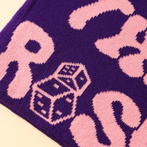 Bonnet tricoté unisexe OEM personnalisé de haute qualité 100 % acrylique, avec étiquette tissée teinte à la lettre, pour l'hiver, le ski et le pêcheur, modèle adulte courant - Product Image 5