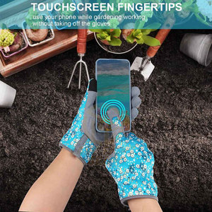 Gants de jardinage durables avec poignée antidérapante pour creuser, planter et entretenir le jardin, gants de jardin respirants - Product Image 5