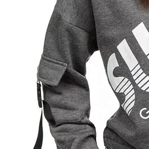 Ensemble de sweat-shirts à capuche pour femmes, tendance 2024, vente chaude, vêtements de sport, hiver, chaud, imprimé, design lavé, options grandes tailles, 100% - Product Image 6