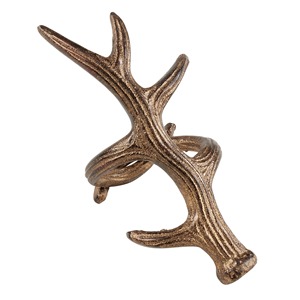Élégant porte-serviettes en alliage de zinc en forme de bois de cerf, décoration de table durable, accessoire de repas stylé, pour la mise en scène de table de fête - Product Image 5