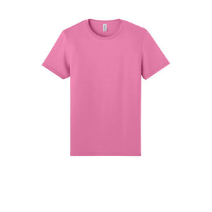 Camiseta Deportiva Rosa Unisex para Hombre, Modelo 570M, 100% Algodón Peinado, Poliéster/Algodón, Impresión Personalizada, Transpirable, de Secado Rápido - Product Image 2