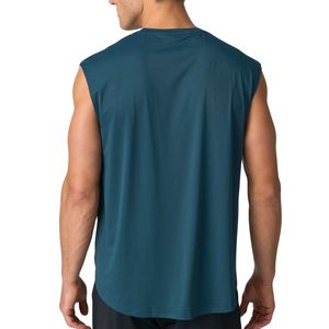 Custom Men Muscle Sleeveless T Shirt Wholesale OEM ODM Gym Training Tank Breathable Workout <b>Top</b> Manufacturer - Product Image 2