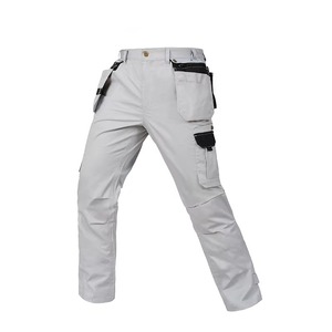 Custom Outdoor <b>Cargo</b> <b>Work</b> <b>Pants</b> 100% Cotton Straight Flat Breathable High Visibility Security Reflective Construction <b>Pant</b> Solid - Product Image 2