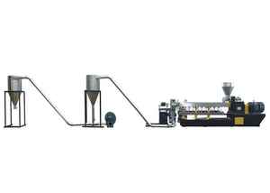 Machine extrudeuse à double vis à commande interlock DIVINE MACHINERY SOLUTION pour la granulation de PS/ABS, capacité 50 kg/h, avec roulement de moteur - Product Image 2