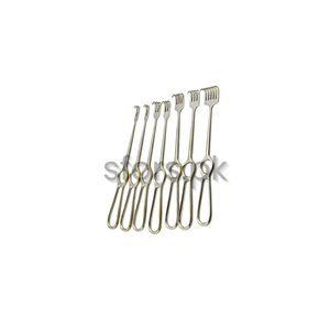 ตะขอเกี่ยวผิวหนัง เครื่องมือดึงกล้ามเนื้อทางการแพทย์ ตะขอเกี่ยวผิวหนังสำหรับศัลยกรรมกระดูกและข้อ ทำจากสแตนเลส ใช้งานด้วยมือ นำกลับมาใช้ใหม่ได้ - Product Image 4