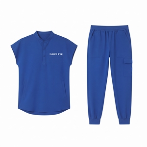 Tenues médicales extensibles pour hommes, uniformes d'infirmiers d'hôpital, vêtements de travail pour le personnel de santé, ensemble de blouses professionnelles, vente en gros - Product Image 1