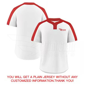 Último Estilo, Camisas de Béisbol al por Mayor con Dos Botones, Diseña Tu Propio Producto, Camisas de Béisbol con Dos Botones - Product Image 3