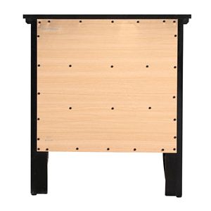 Comodino Casual nero Chic per camere da letto - Product Image 4