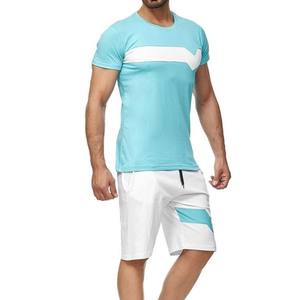Ensemble T-shirt et short décontracté pour homme en matériau durable, options personnalisables écologiques, qualité supérieure, vente en gros - Product Image 3