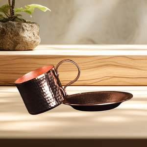 Mug en cuivre pur de luxe pour cocktails, bières et fêtes, fabriqué et fourni par un fabricant indien - Product Image 4