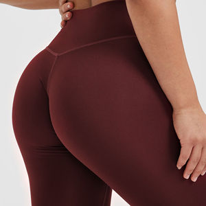 Leggings de compression MMA personnalisables pour femmes, taille XS, effet push-up, tricoté uni, élastique, vente en gros - Product Image 5