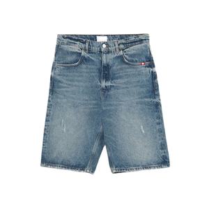 Jorts en denim bleu délavé vintage personnalisés pour hommes, coupe décontractée, taille élastique, respirant, écologique, streetwear, fournisseur OEM - Product Image 1