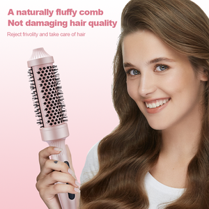 Manufacturer Wholesale Fast <b>Heating</b> Curling Iron <b>Brush</b> 4 Temp Hair Styler PTC <b>Heating</b> LED Display Portable Salon Household Tool - Product Image 6