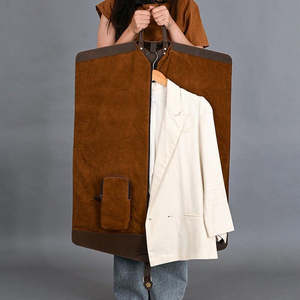 Housse de vêtement imperméable en toile, sac de voyage pour vêtements, housse de protection zippée, emballage personnalisé, housse de costume en velours anti-glisse - Product Image 2