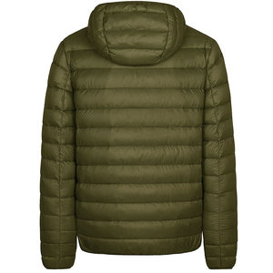 Veste matelassée personnalisée en duvet polyester, coupe-vent, pour homme, OEM - Product Image 6