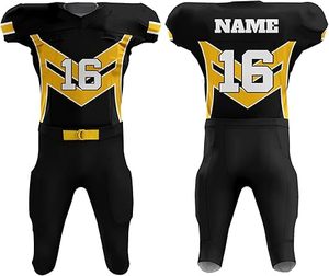 Sports Wear Comfortable High Quality Reasonable Price American Football Uniform Custom Team Name And Number Football Uniform - Product Image 2
