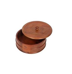 Wooden Chapati <b>Box</b> Chapati <b>Box</b> for Kitchen Wooden Hotpot Roti <b>Box</b> Serving Casserole Set Hotpot for Chapati Roti <b>Decor</b> - Product Image 2