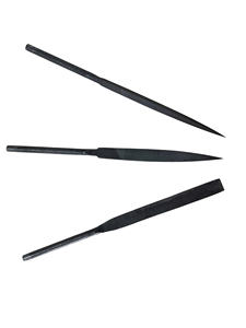 Juego de Limas de Mano de Acero de Grado Industrial de 250 mm, 3 Limas Triangulares, Cuadradas y Semicirculares, Corte Suave, Grosor de 8 mm, Natural, PRECIO BAJO - Product Image 5