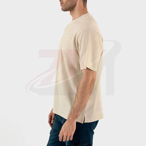 Camiseta Lisa al por Mayor para Personalizar con Serigrafía Digital, Logotipo de Marca, Poliéster 100% Algodón, Tallas Grandes para Hombre - Product Image 3