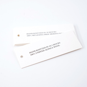 Tarjetas de Cartón Colgantes para Ropa y Joyería, Impresas con UV, de Lujo, Personalizadas con Etiqueta Privada, Envío Gratis - Product Image 4