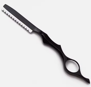 Porte-rasoir vintage en bois et acier inoxydable antidérapant pour rasoir droit de barbier (lame non incluse) – Rasoir manuel à l'ancienne - Product Image 2