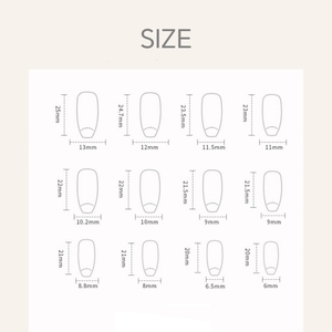 Ongles press-on en ABS de haute qualité avec colle, style français, carrés, longueur moyenne, pour doigts, étiquette privée, emballage personnalisé - Product Image 6
