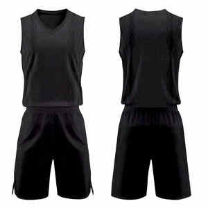Uniforme de basket-ball personnalisé, col rond, sans manches, impression par transfert thermique, vêtements d'entraînement respirants, vêtements d'équipe - Product Image 4