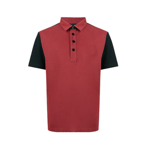 เสื้อโปโลผู้ชายคลาสสิก ผ้าฝ้าย 200 GSM แห้งเร็ว แขนเสื้อตัดสี สำหรับกอล์ฟ เสื้อผ้าลำลอง ชุดกีฬา เสื้อโปโลขายส่ง - Product Image 1