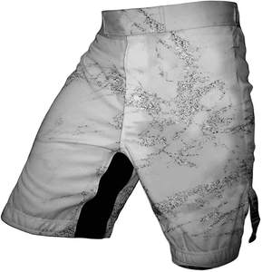 Pantalones Cortos de Gimnasio Estilo High Street MMA, Logotipo y Diseño Personalizados, Venta al por Mayor, Algodón y Poliéster, Patrón Sólido, Crea Tus Propios Pantalones Cortos de MMA - Product Image 5