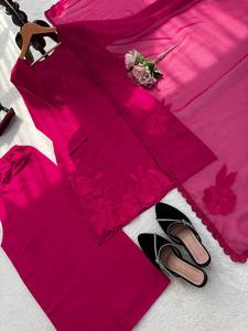 สินค้ามาใหม่ ชุดโรมันเทรดพร้อมเลื่อม ซัลวาร์ คามีซ พร้อมผ้าคลุมไหล่ - Product Image 5