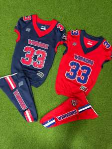 Uniforme de football américain personnalisé pour hommes, maillot d'équipe en sublimation, kit d'entraînement respirant, tenue de match, impression en silicone, uniforme de football - Product Image 6